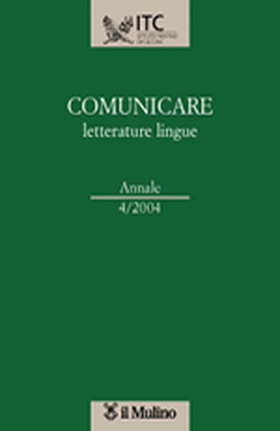 Cover Comunicare letterature lingue - Annale 4/2004