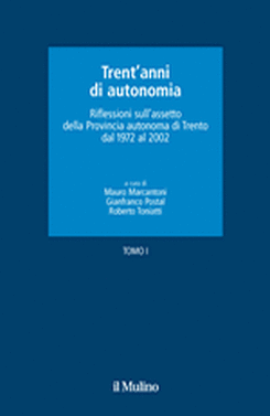 copertina Trent'anni di autonomia